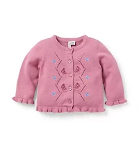 Baby Butterfly Ruffle Cardigan