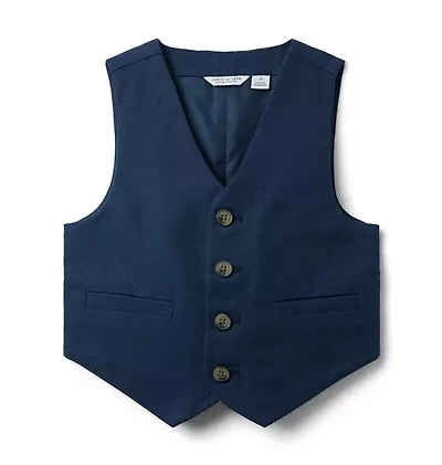 Linen-Cotton Vest