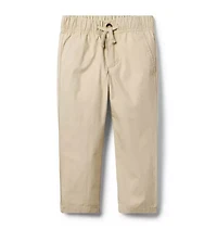 The Poplin Drawstring Pant