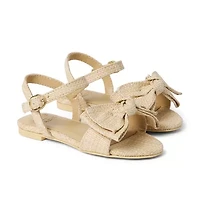 Straw Bow Sandal