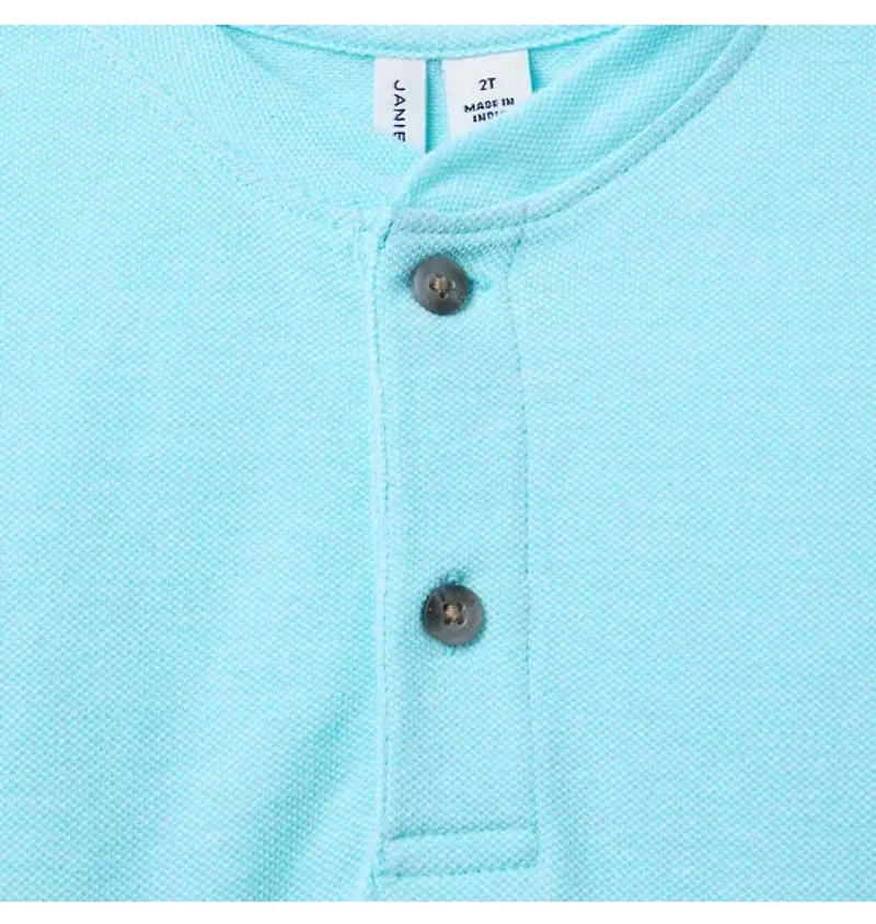 Pique Henley Tee
