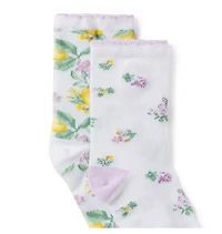 Lemon And Floral Sock 2-Pack