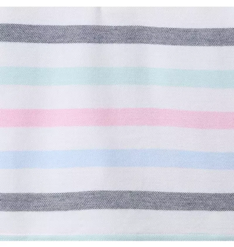 The Classic Striped Pique Polo