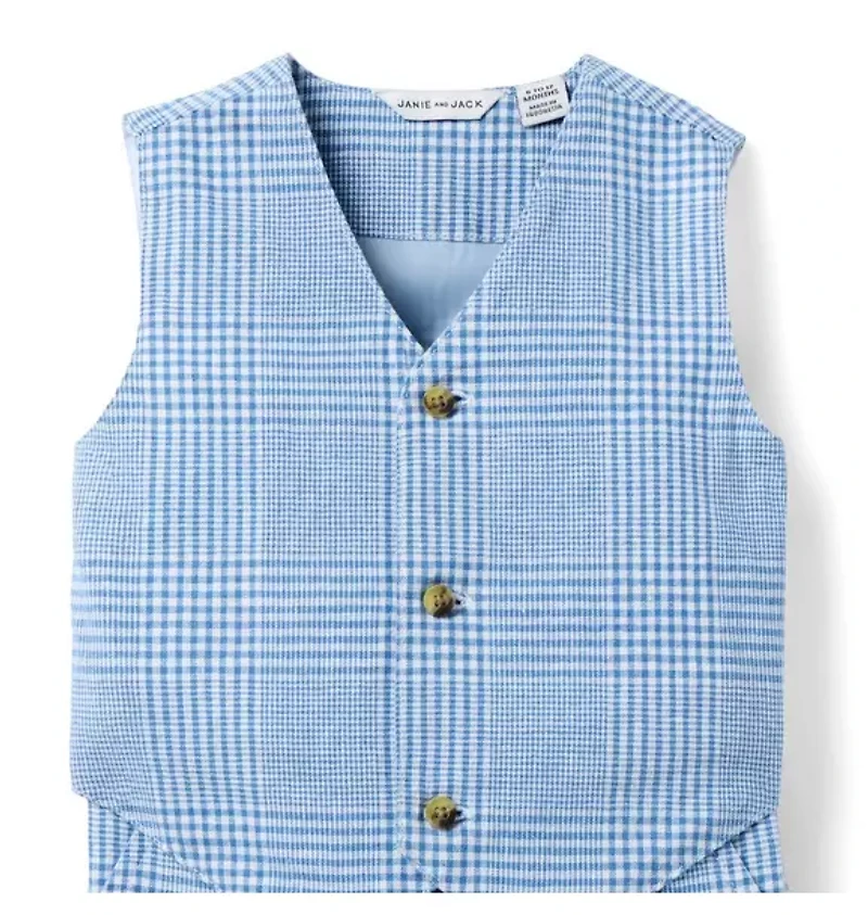 The Tattersall Baby Suit Set