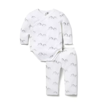 Baby Zebra Wrap Matching Set