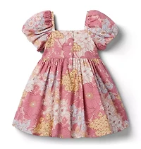 Floral Smocked Puff Sleeve Dress