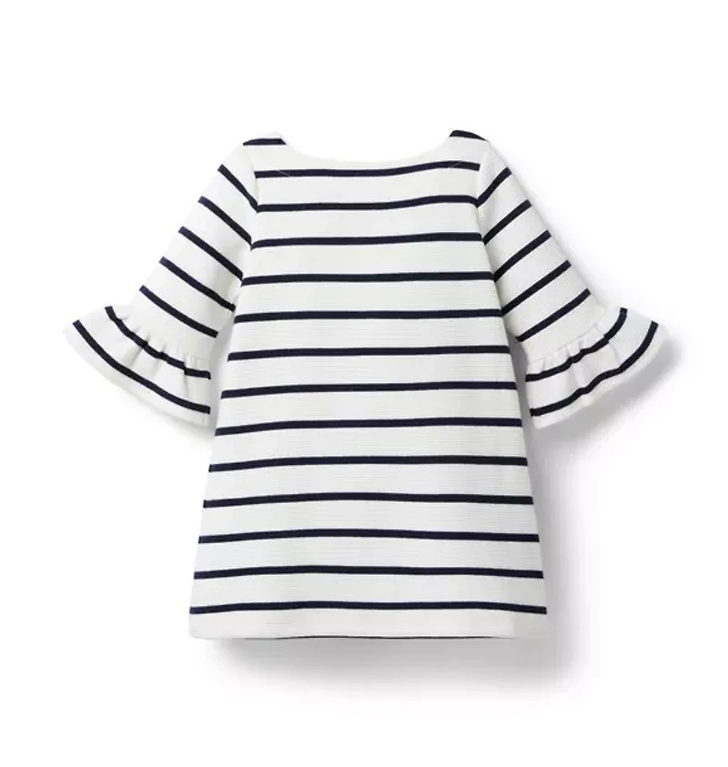 Striped Bell Sleeve Dress