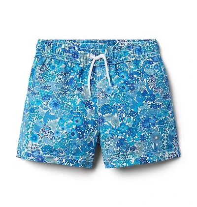 Margaret Annie Recycled Swim Trunk Made With Liberty Fabric