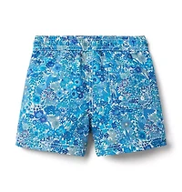 Margaret Annie Recycled Swim Trunk Made With Liberty Fabric
