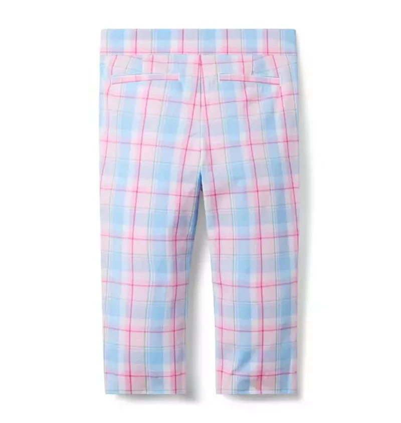 Plaid Canvas Pant