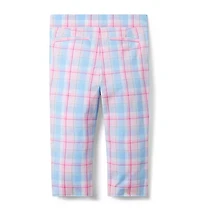 Plaid Canvas Pant