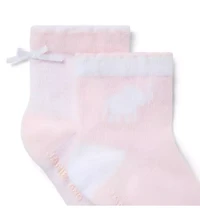 Baby Elephant And Stripe Sock Set