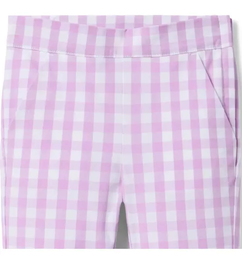 Gingham Canvas Pant