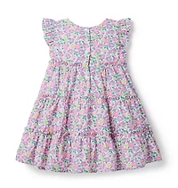 Mrs. Stoneley Dress Made With Liberty Fabric