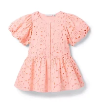 Serena Williams x Janie and Jack Peach Point Matching Dress