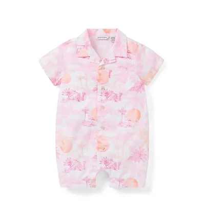 Serena Williams x Janie and Jack Toile Tour Baby Romper