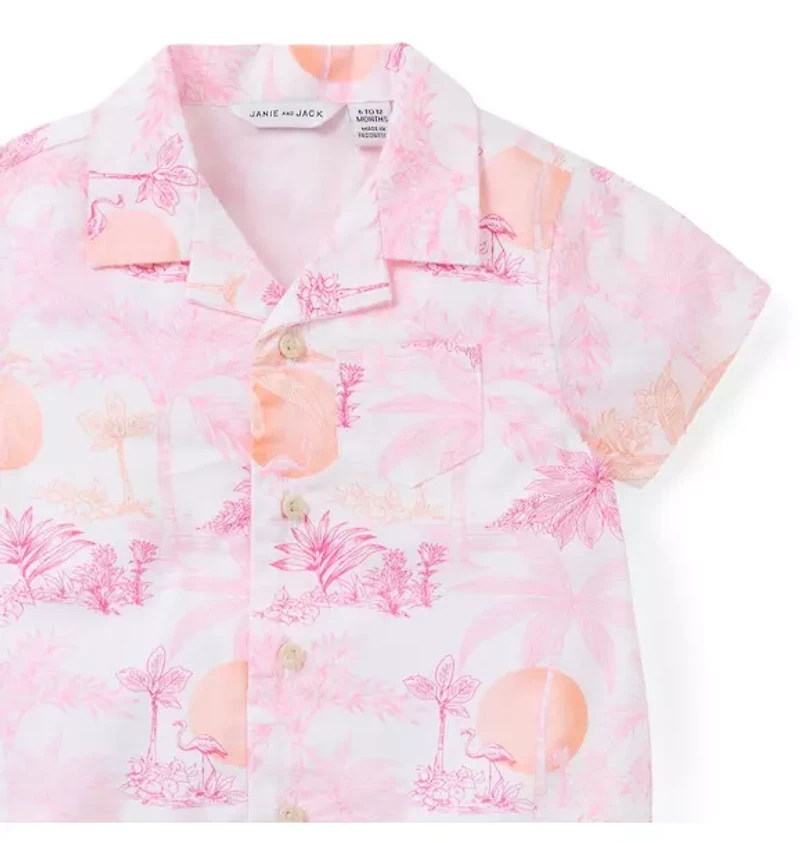 Serena Williams x Janie and Jack Toile Tour Baby Romper