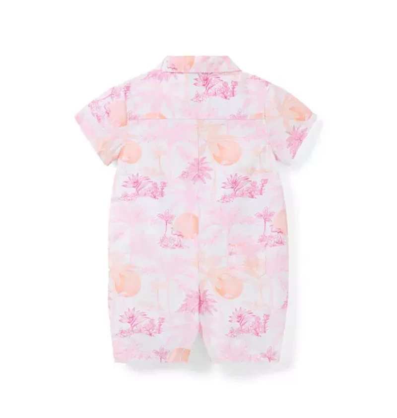 Serena Williams x Janie and Jack Toile Tour Baby Romper