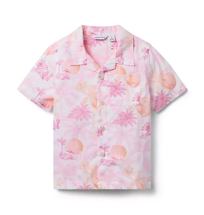 Serena Williams x Janie and Jack Toile Tour Cabana Shirt