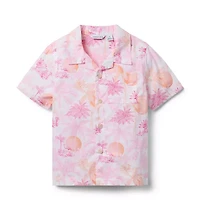 Serena Williams x Janie and Jack Toile Tour Cabana Shirt