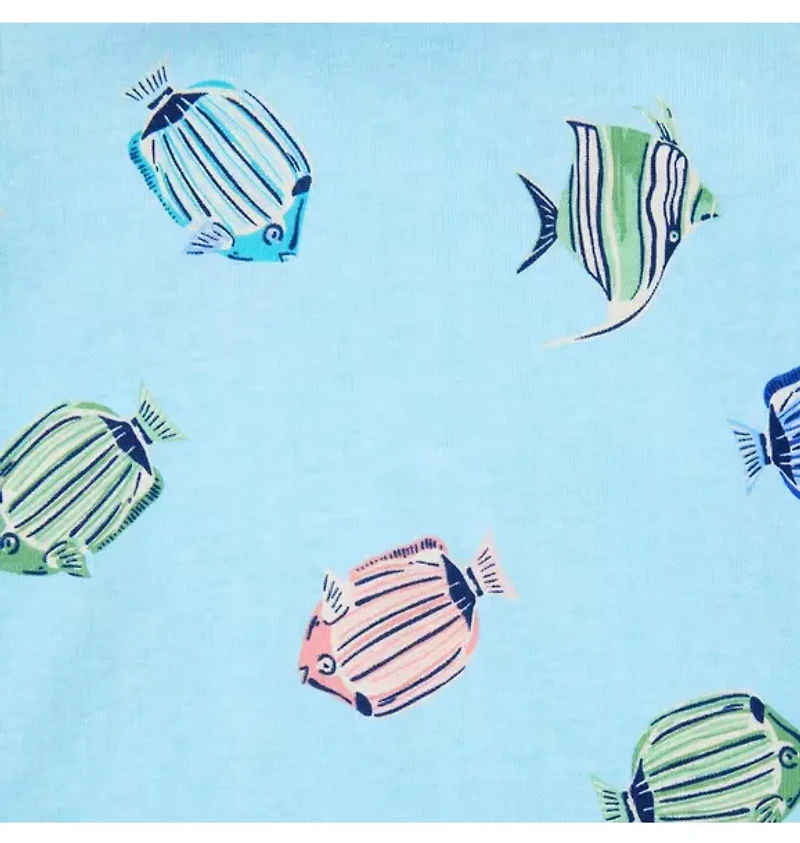 Good Night Short Pajama Tropical Fish