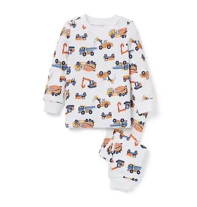 Good Night Pajama Construction Trucks