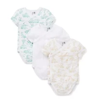 Baby Wrap Bodysuit 3-Pack