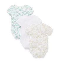 Baby Wrap Bodysuit 3-Pack