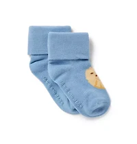 Baby Lion Foldover Sock