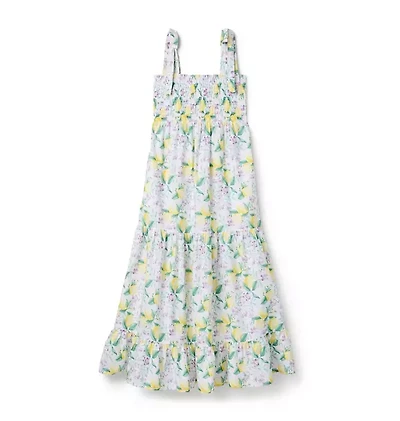 Women's Lemon Floral Dress