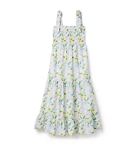 Women's Lemon Floral Dress