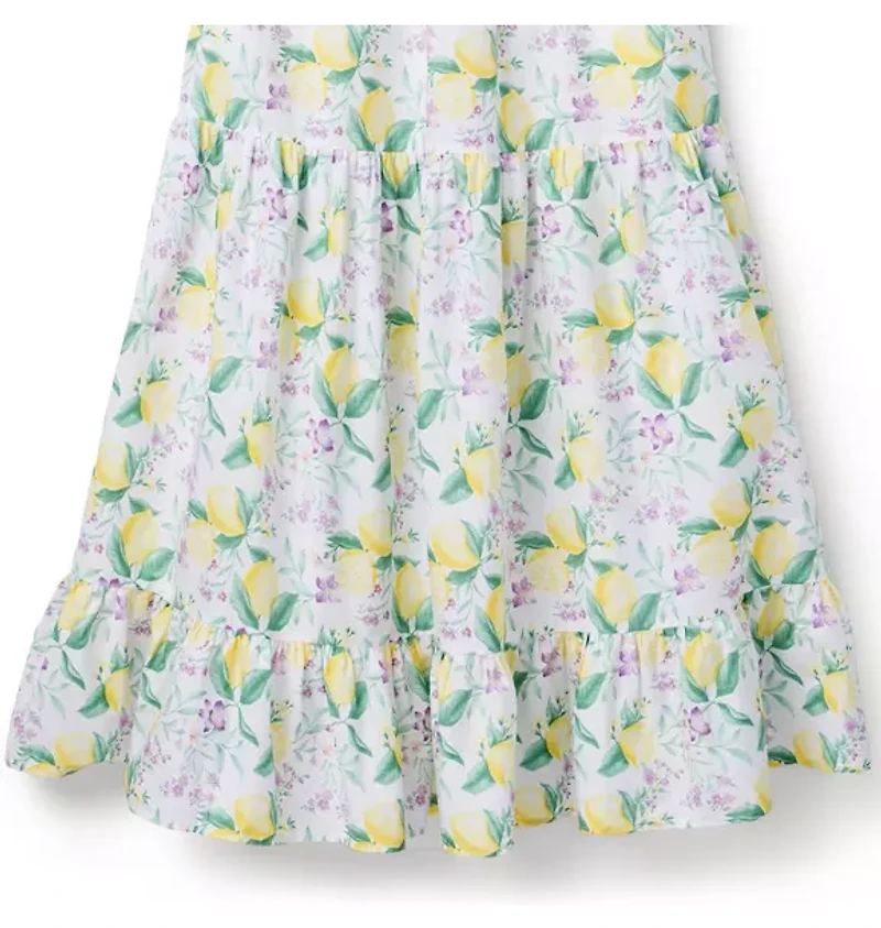 Women's Lemon Floral Dress