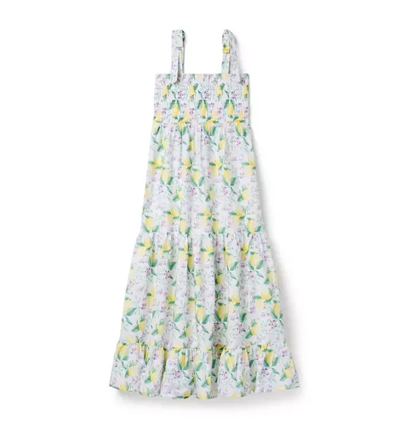 Women's Lemon Floral Dress