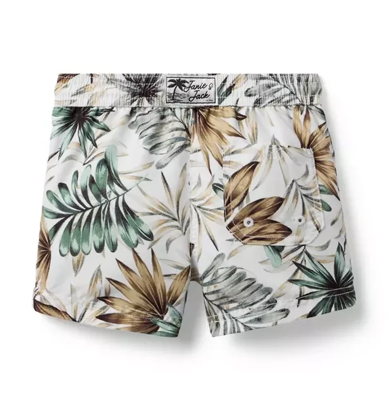 Recycled Leaf Swim Trunk