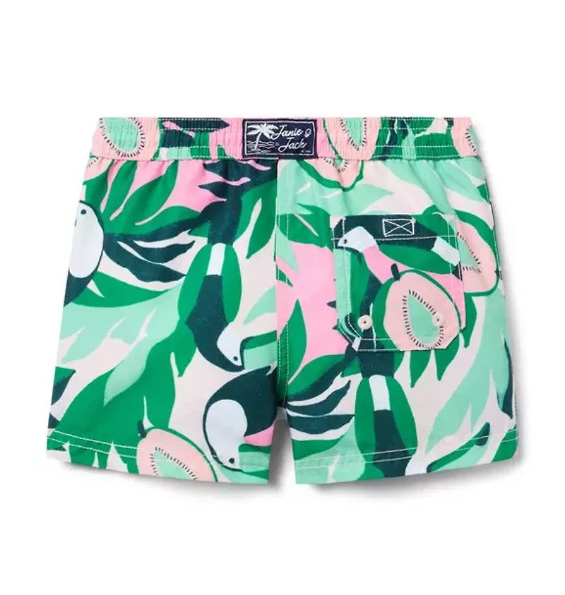 Recycled Toucan Swim Trunk