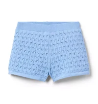 Pointelle Sweater Short