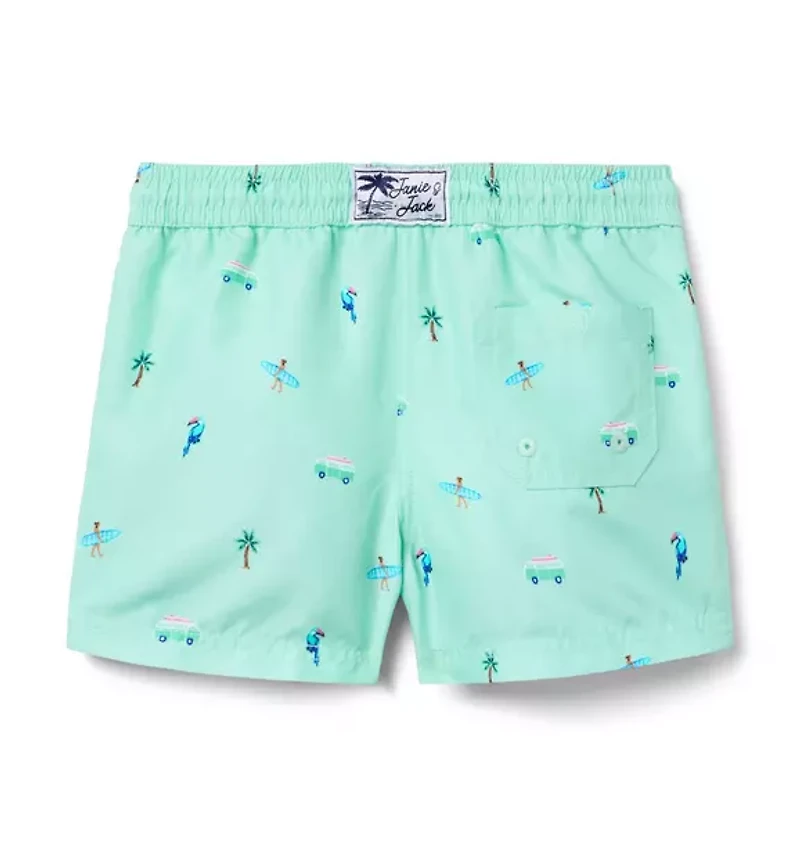 Recycled Surfer Swim Trunk