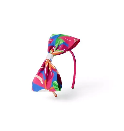 Tropical Floral Bow Headband