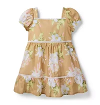 Floral Puff Sleeve Dress