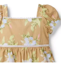 Floral Puff Sleeve Dress
