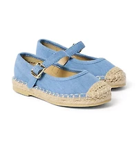 Chambray Espadrille Ballet Flat