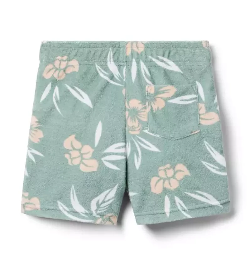 Tropical Floral Terry Short