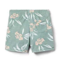 Tropical Floral Terry Short