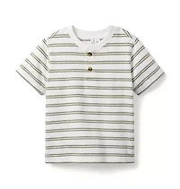 Striped Henley Tee