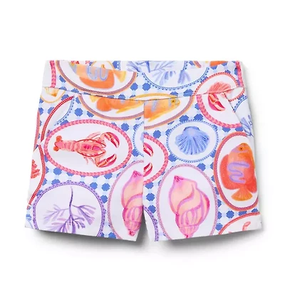 Ocean Icon Canvas Short