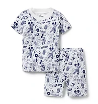 Good Night Short Pajama Disney Mickey Mouse Sleepover