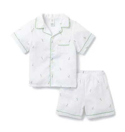 Good Night Classic Short Pajama Palm