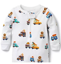 Baby Good Night Footed Pajama Food Truck