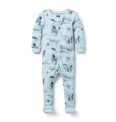 Baby Good Night Footed Pajama STAR WARS Toile