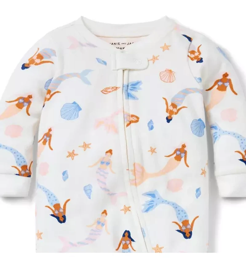 Baby Good Night Footed Pajama Mermaid